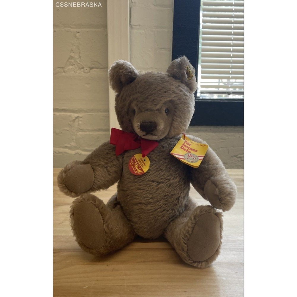 Steiff Original Teddybar 0202/36 Plush Bear 14" With Tags Made in Austria